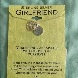 Sterling Silver Girlfriend Necklace